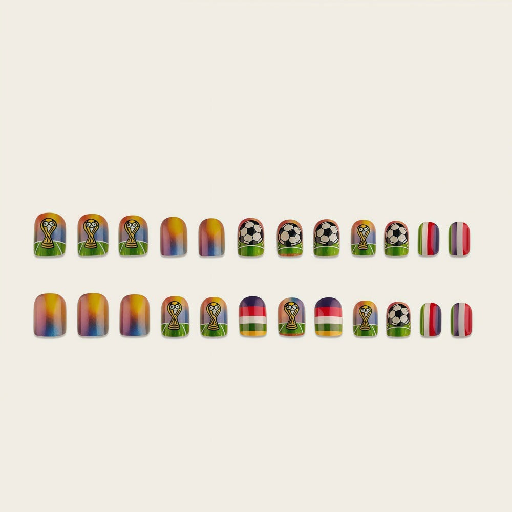 Sporty Football Nail Art Kalsten