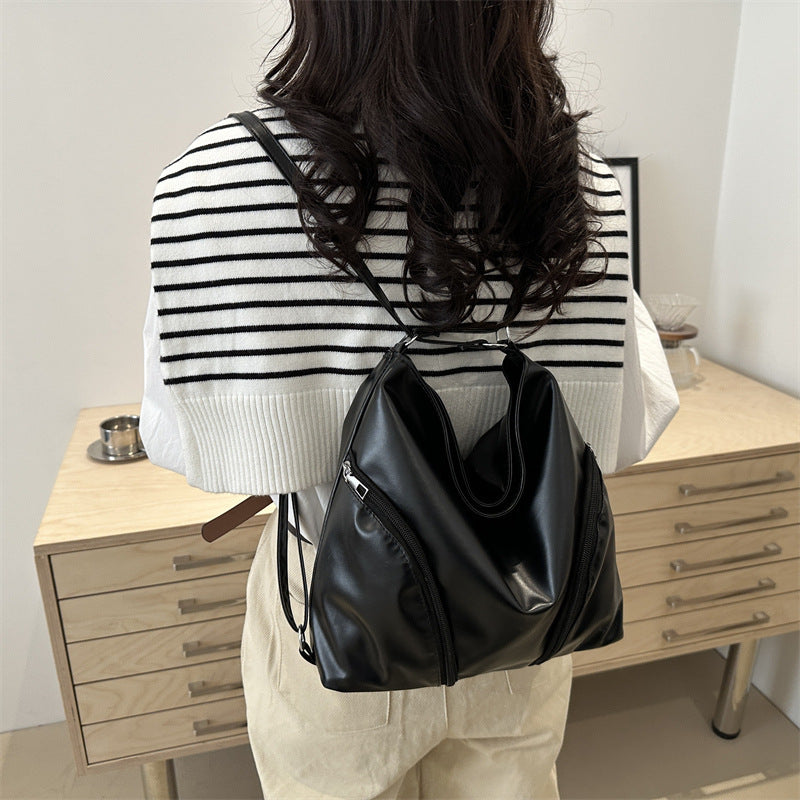 Chic Faux Leather Hobo Bag Kalsten