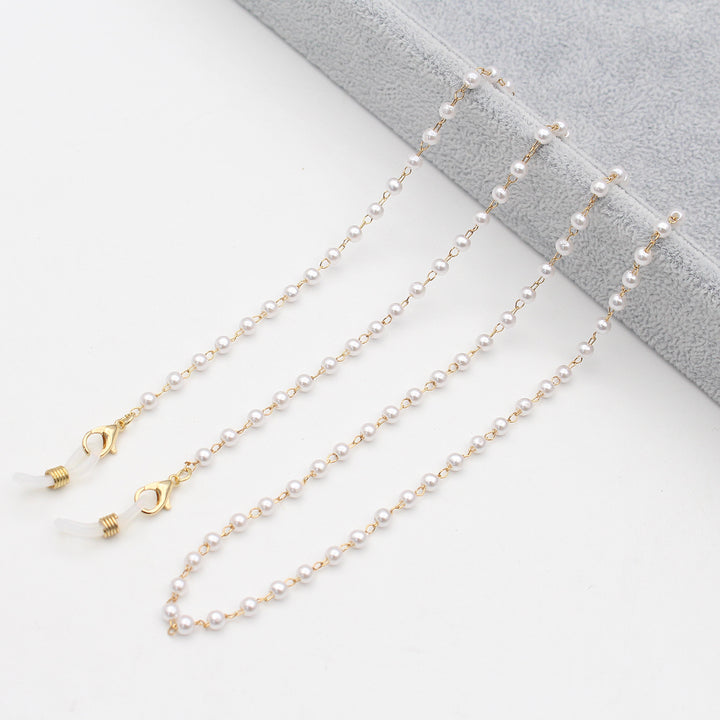 Pearl-Accented Eyewear Chain Kalsten