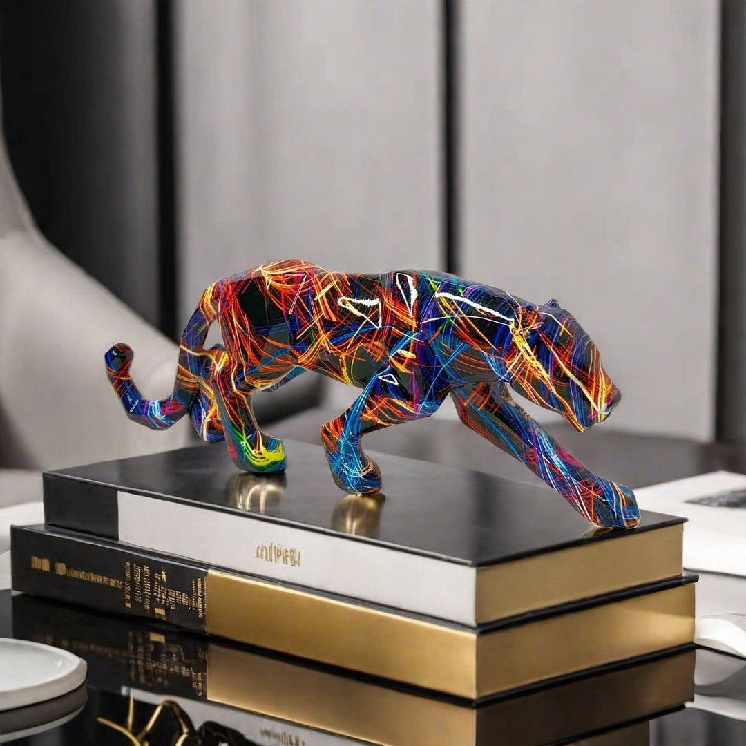 Decorative Panther Sculpture Kalsten
