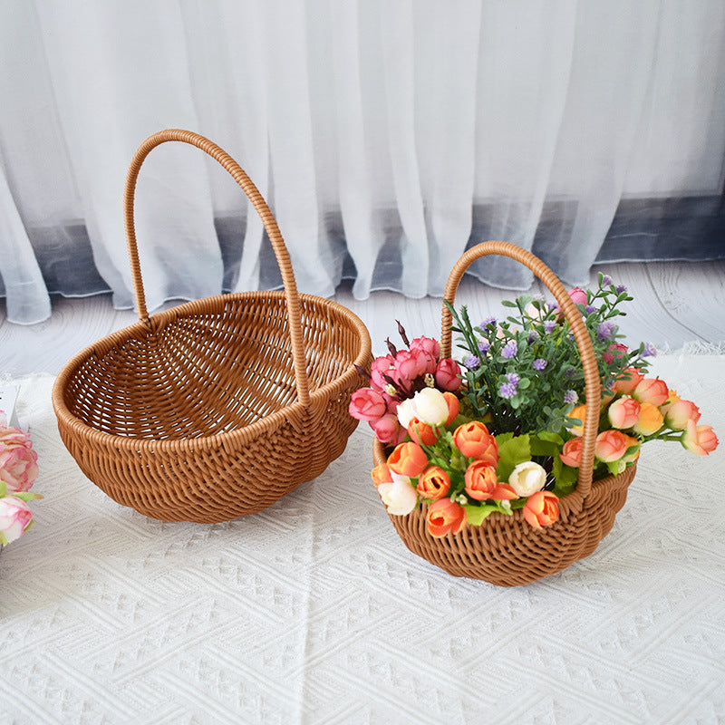 Handcrafted Natural Woven Storage Baskets Kalsten