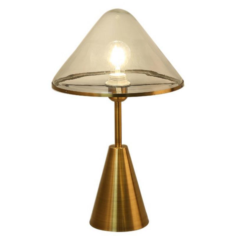 Modern Glass Cone Table Lamp