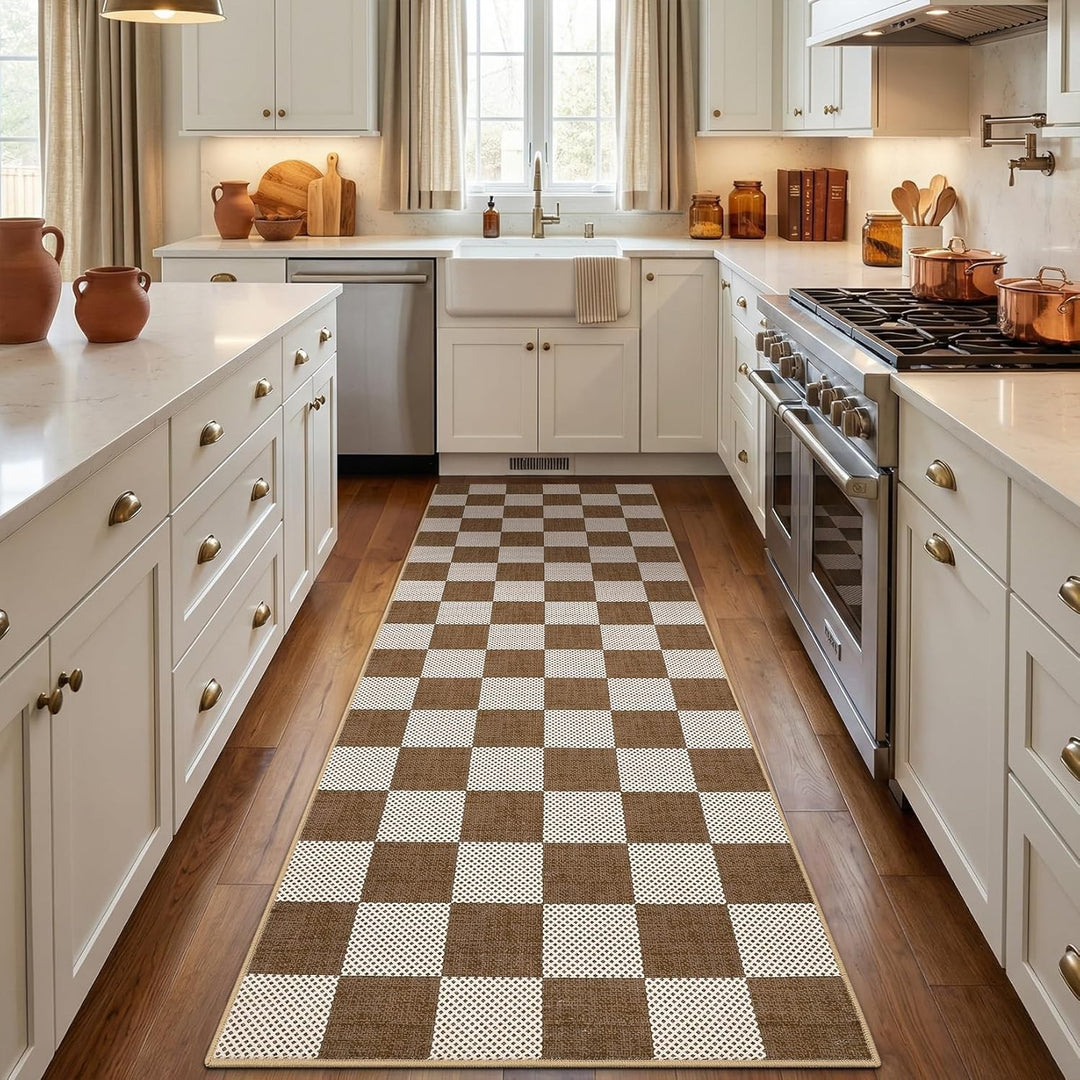 Elegant Textured Runner Mat