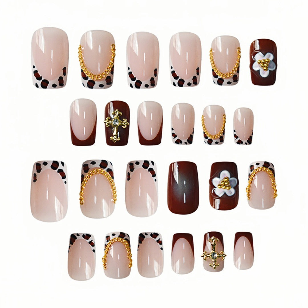 Floral Embellished Nail Art Extensions Kalsten