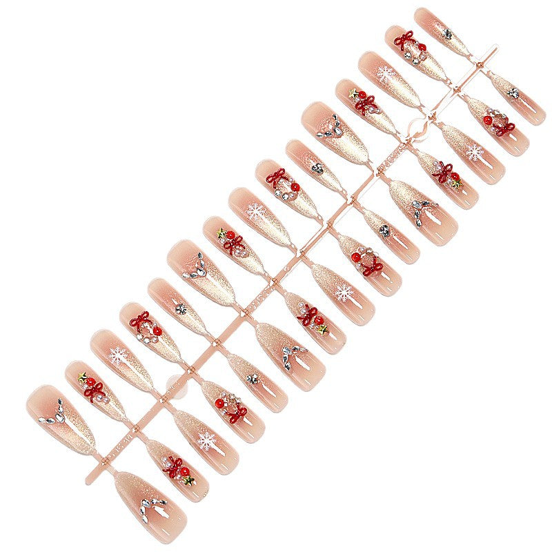 Artificial nail set with festive design Kalsten