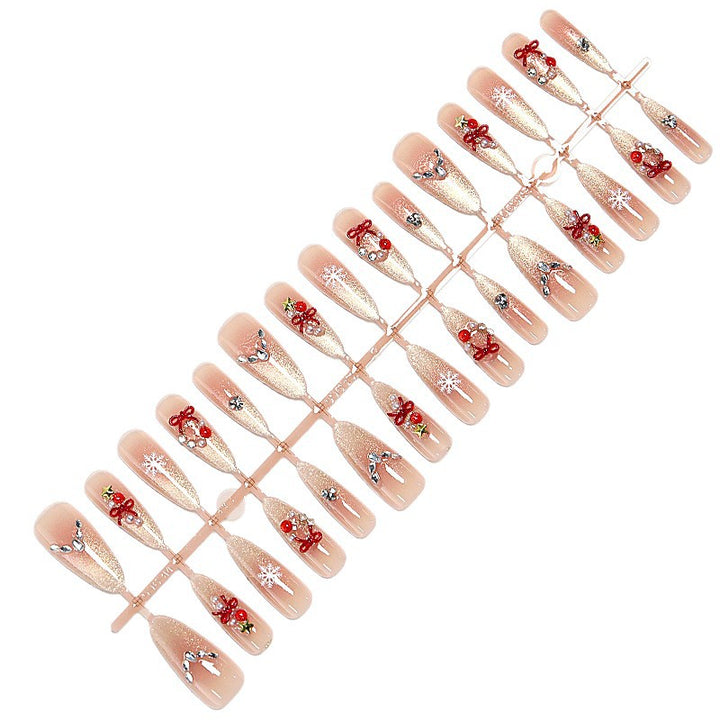 Artificial nail set with festive design Kalsten