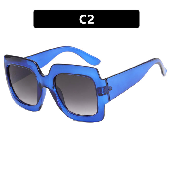 Women's oversized sunglasses with square frames and UV protection Kalsten