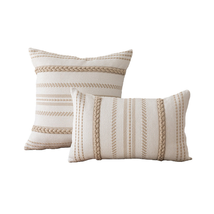 Layered Braid Decorative Pillow