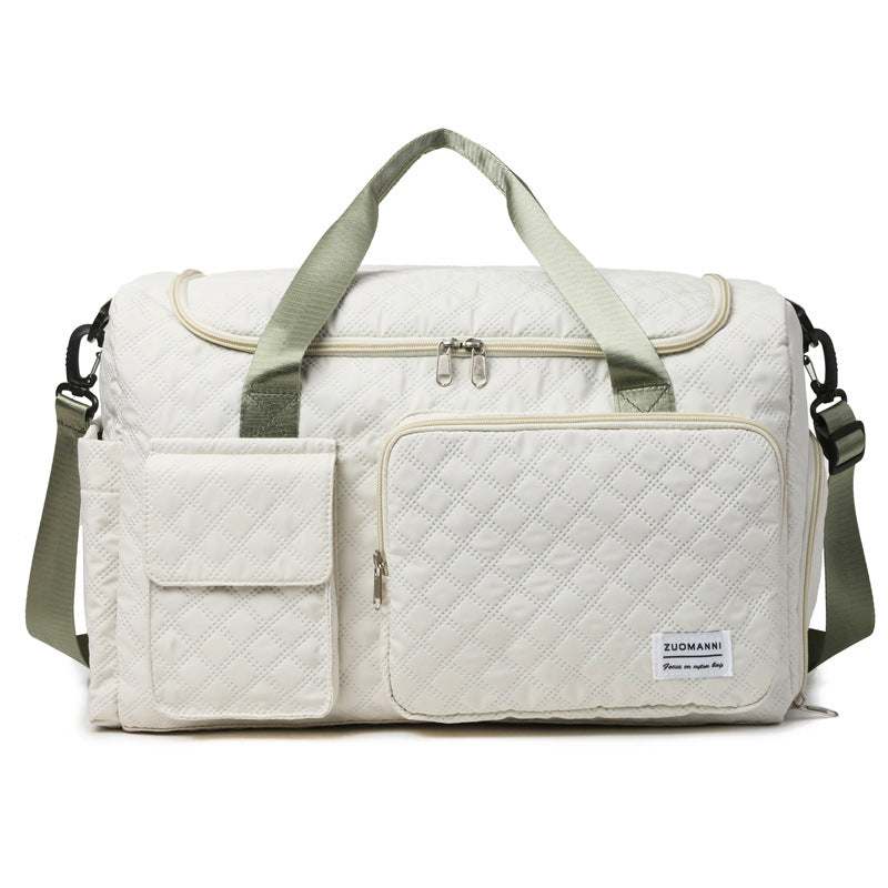 Quilted Multi-Compartment Travel Duffel Kalsten