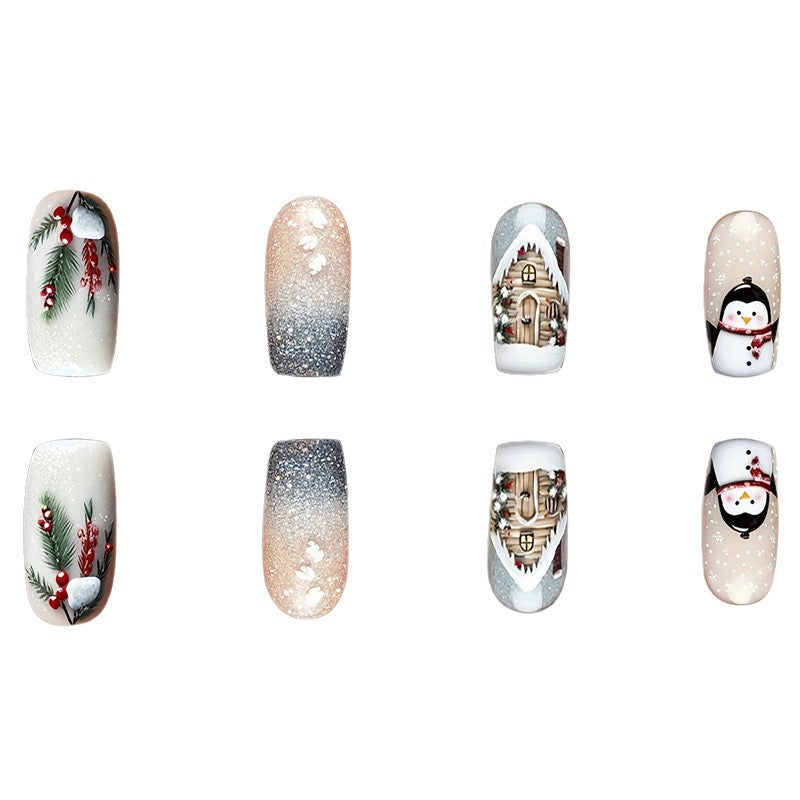 Winter-Themed Decorative Nail Art Kalsten