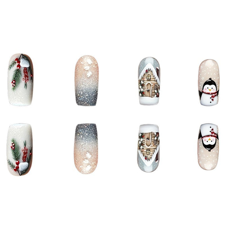 Winter-Themed Decorative Nail Art Kalsten