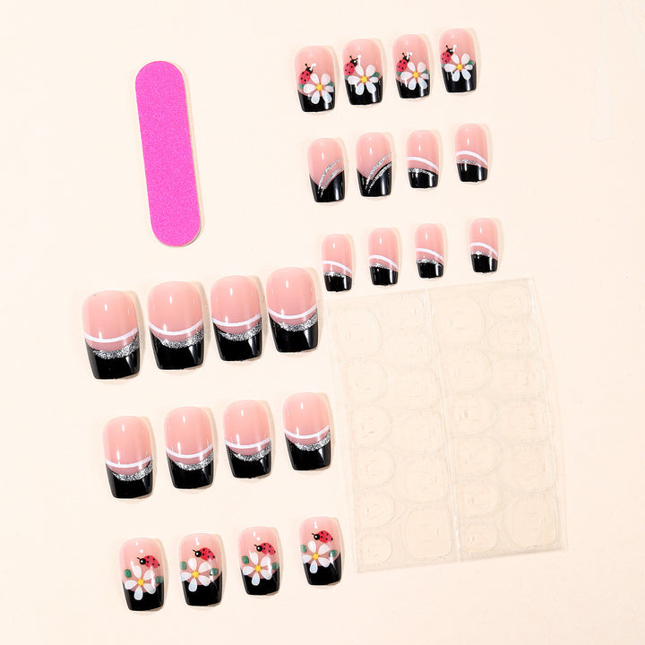 Decorative Floral Nail Art Extensions Kalsten 1789713286