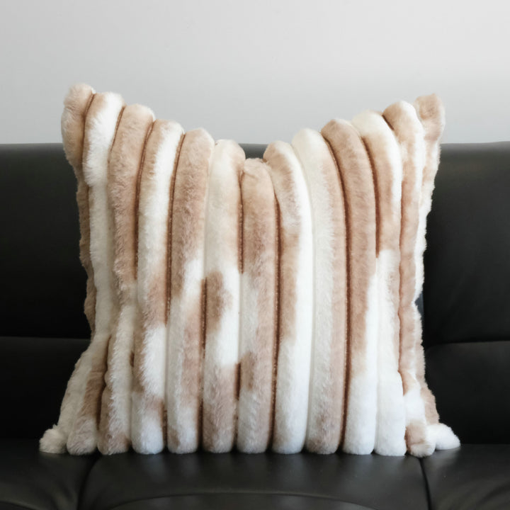 Plush Textured Decorative Pillow