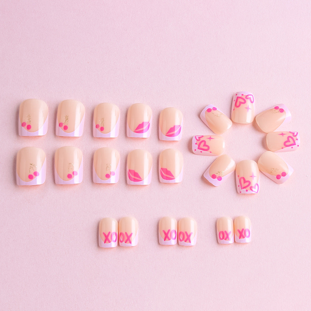 Artistic Abstract Press-On Nails Kalsten