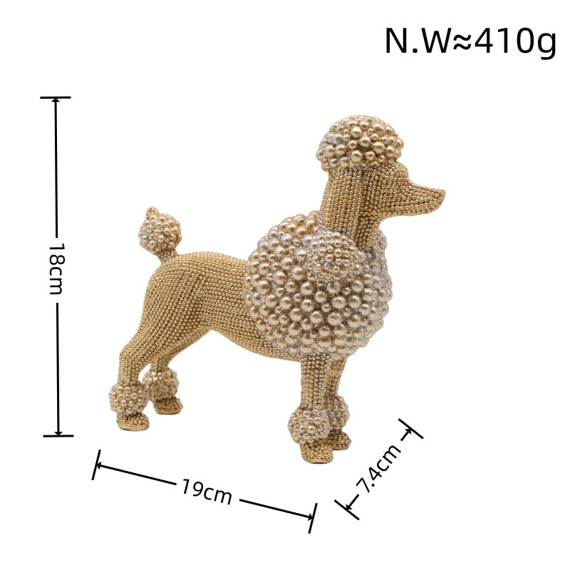 Decorative dog figure in modern design Kalsten