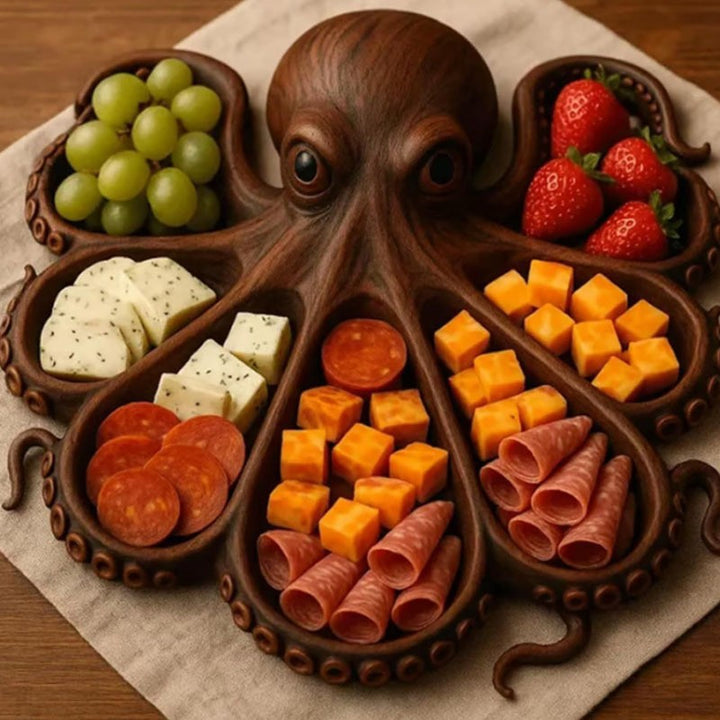 Decorative serving platter in the shape of a turtle Kalsten