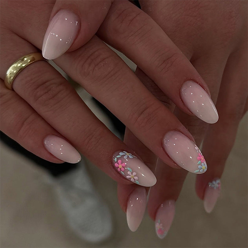 Floral Decorative Press-On Nail Set Kalsten 1788496020