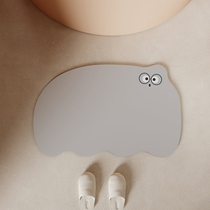 Fun-Shaped Bathroom Mat Kalsten
