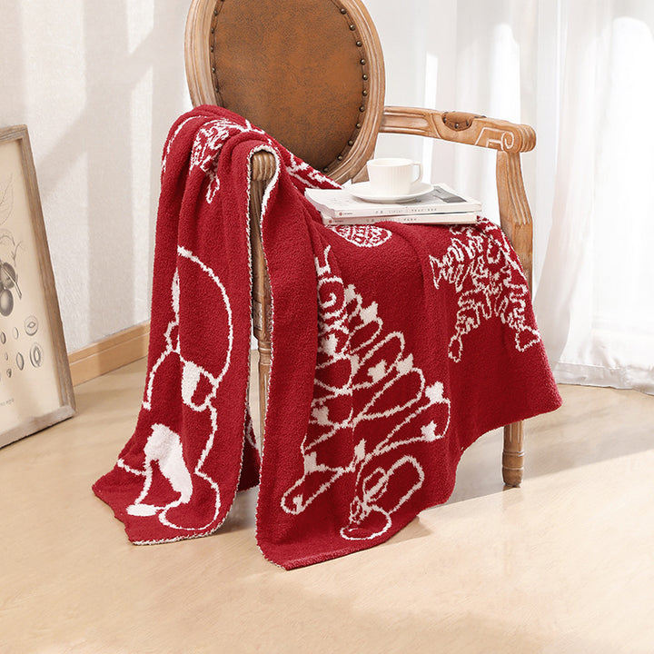 Festive Cozy Throw Blanket Kalsten