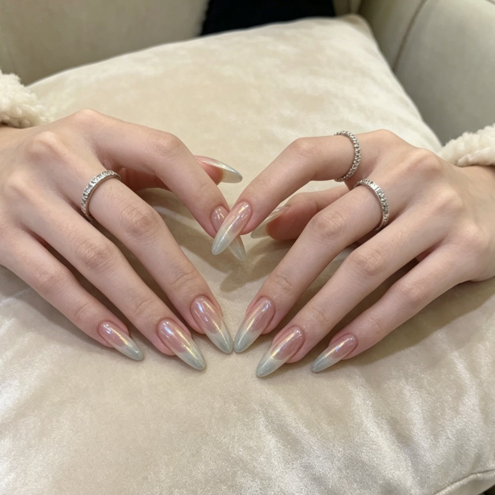 Glamorous Artificial Nails In Modern Ombre Design Kalsten
