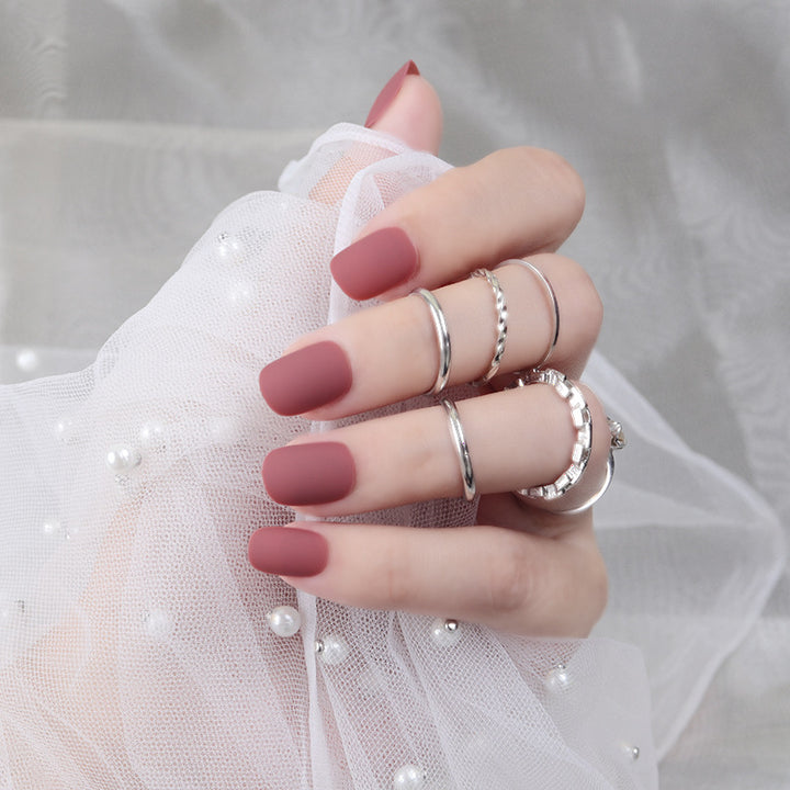Matte Press-On Nail Set Kalsten