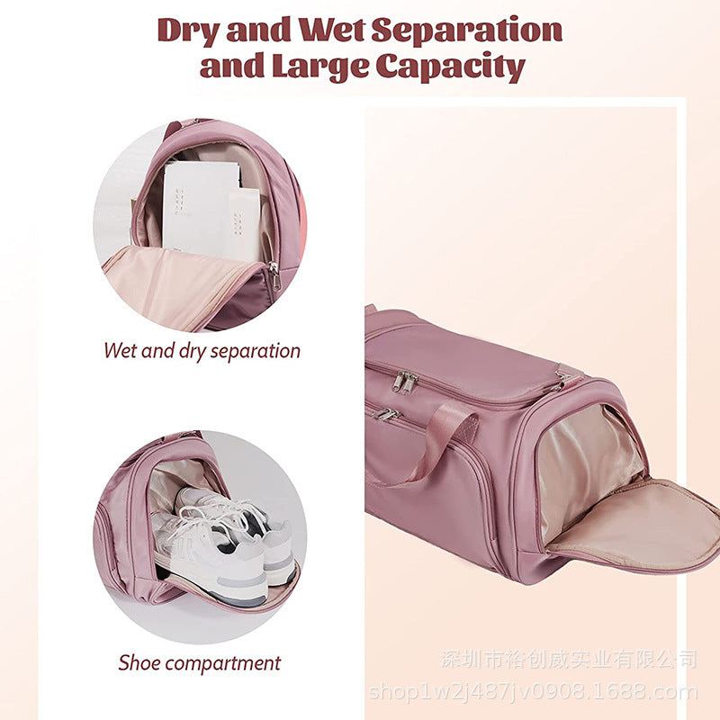 Multi-Purpose Travel Gym Duffel Bag with Shoe Compartment Kalsten