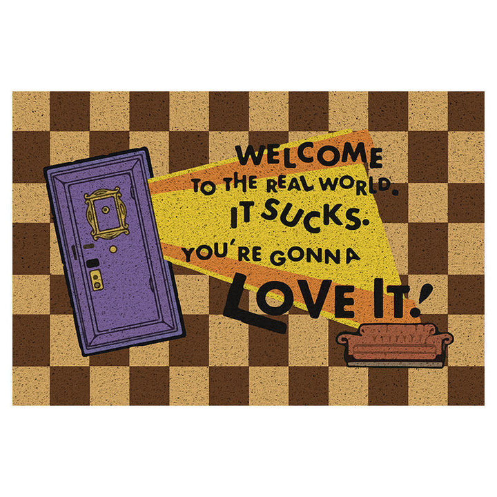 Whimsical Welcome Door Mat Kalsten