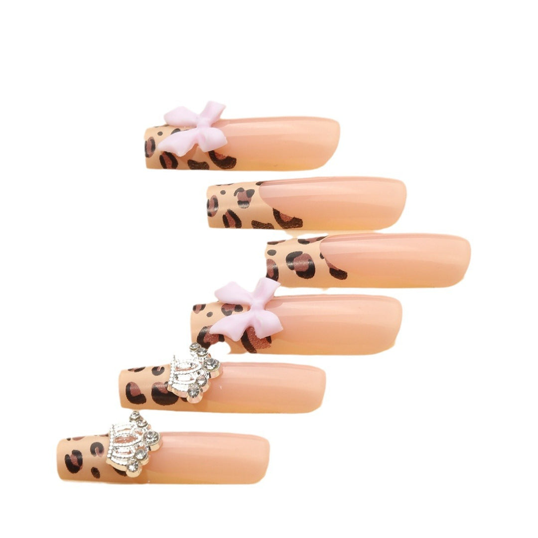 Animal Print Glam Press-On Nails Kalsten