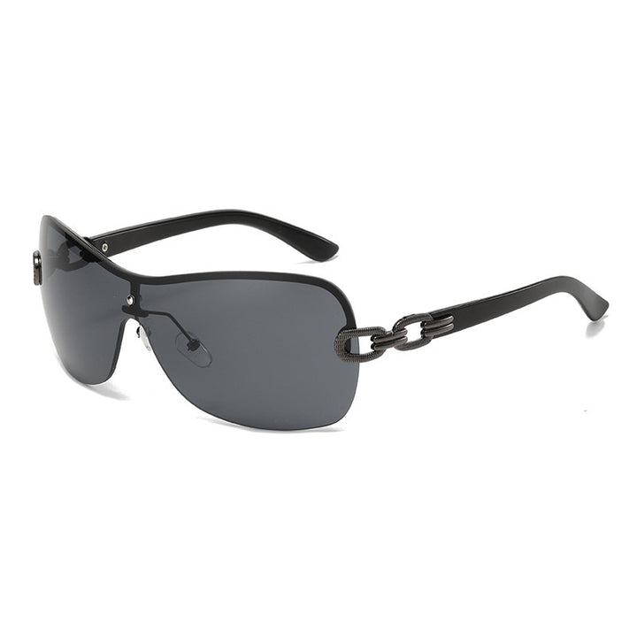 Unisex Chic Shield Sunglasses Kalsten