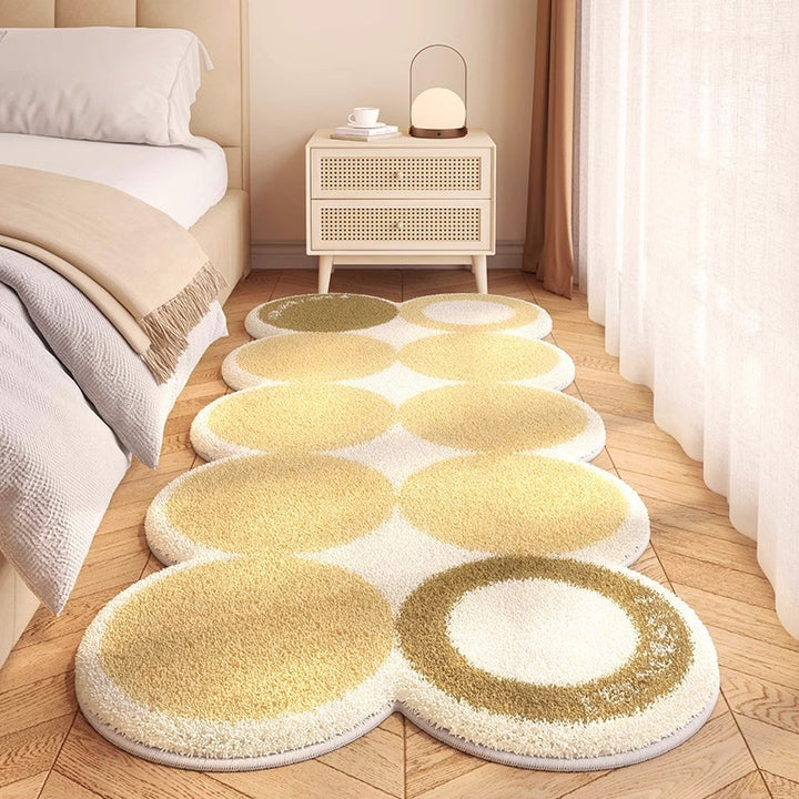 Artistic Wavy Edge Area Rug for Home Decor