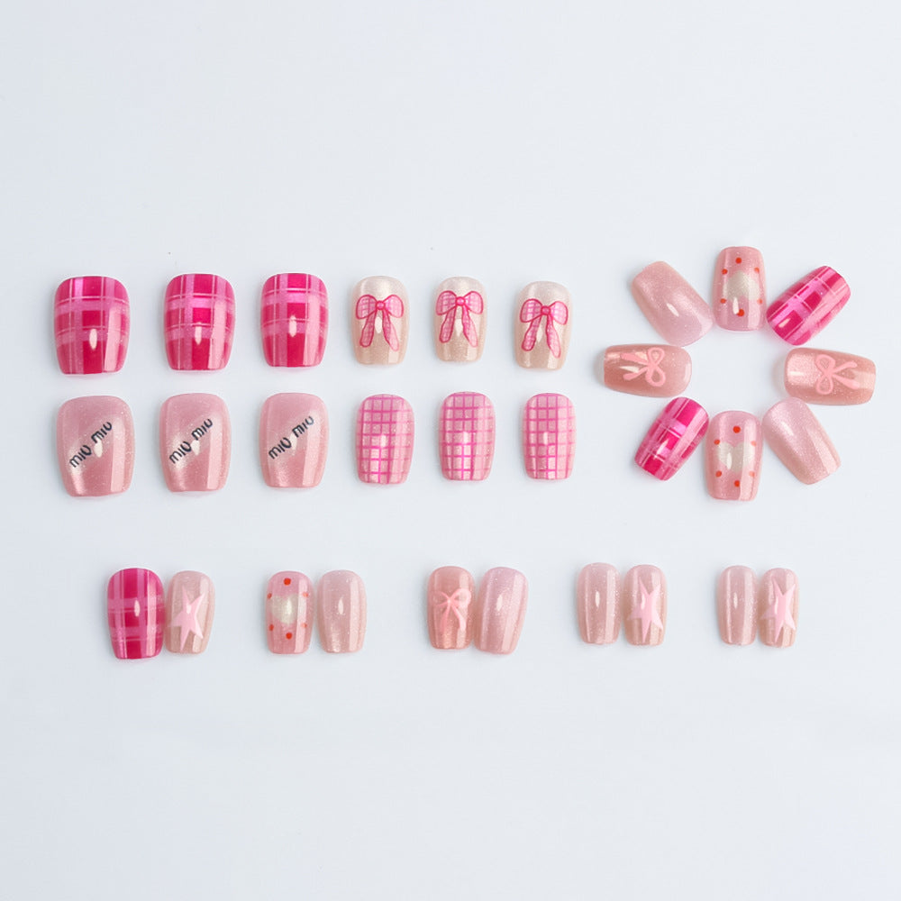 Decorative Press-On Nail Art Set Kalsten 1787542950