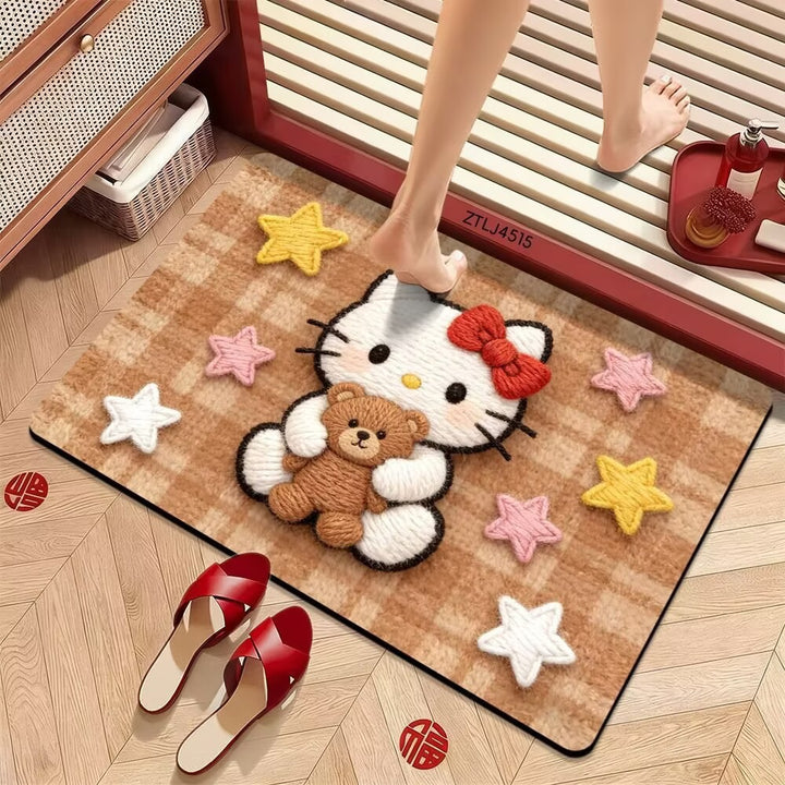 Cute Cartoon Theme Bath Mat
