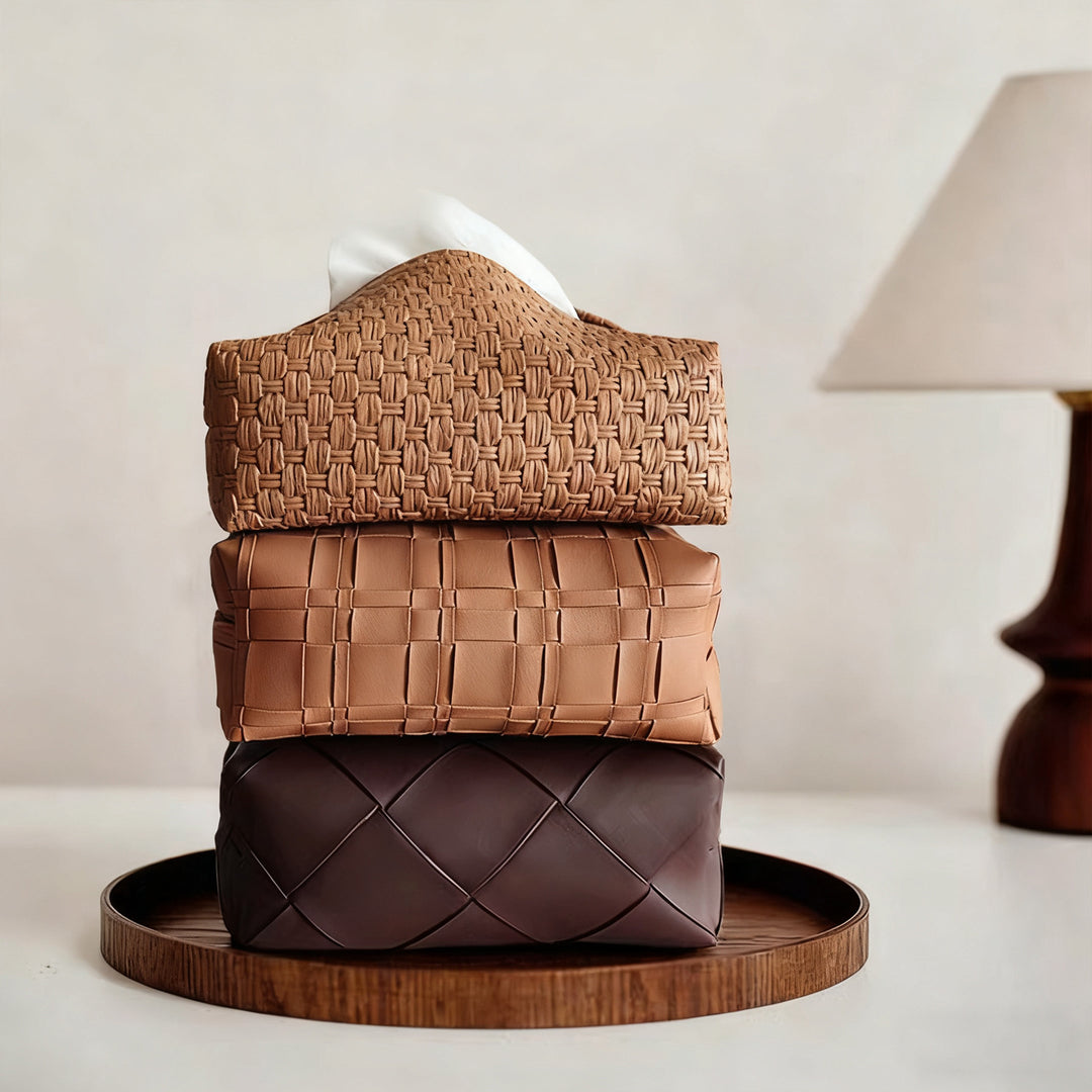 Woven Tissue Box Cover Kalsten
