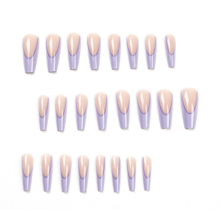 Artificial nail art with elegant ombre design Kalsten