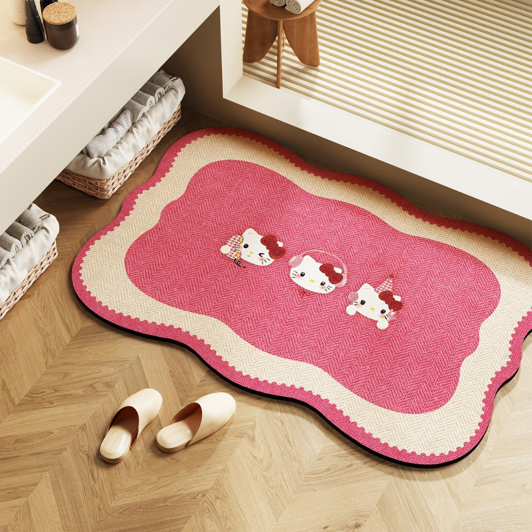 Elegant Decorative Bathroom Mat for Home