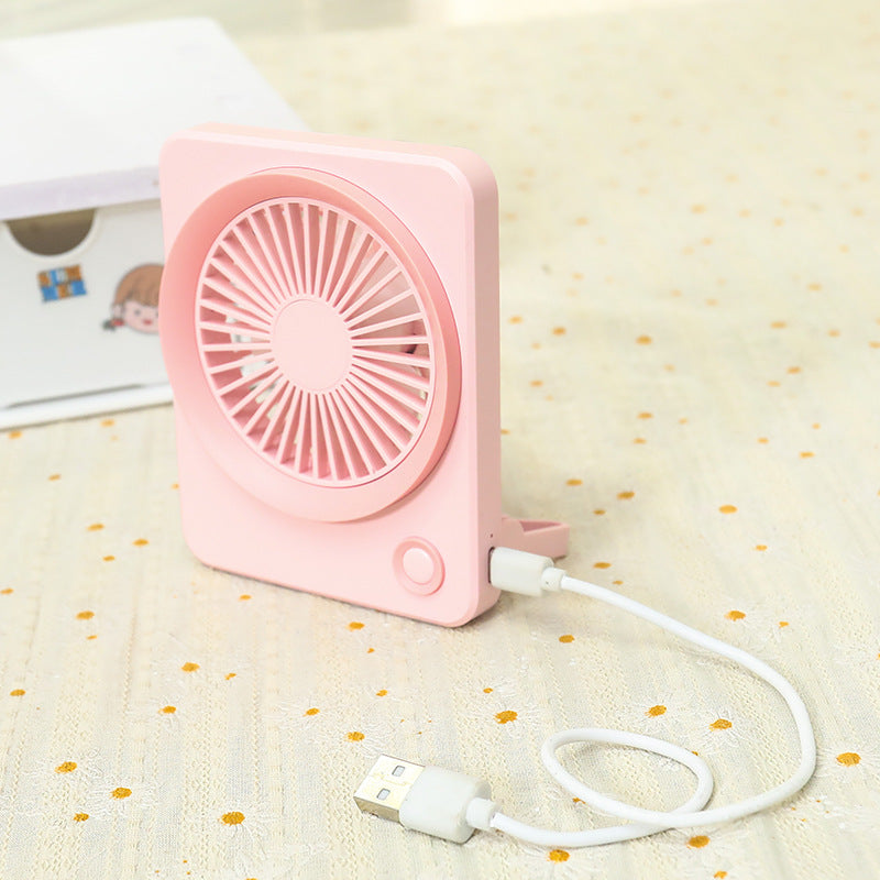 Ladies table fan with USB connection and flexible tilt function Kalsten