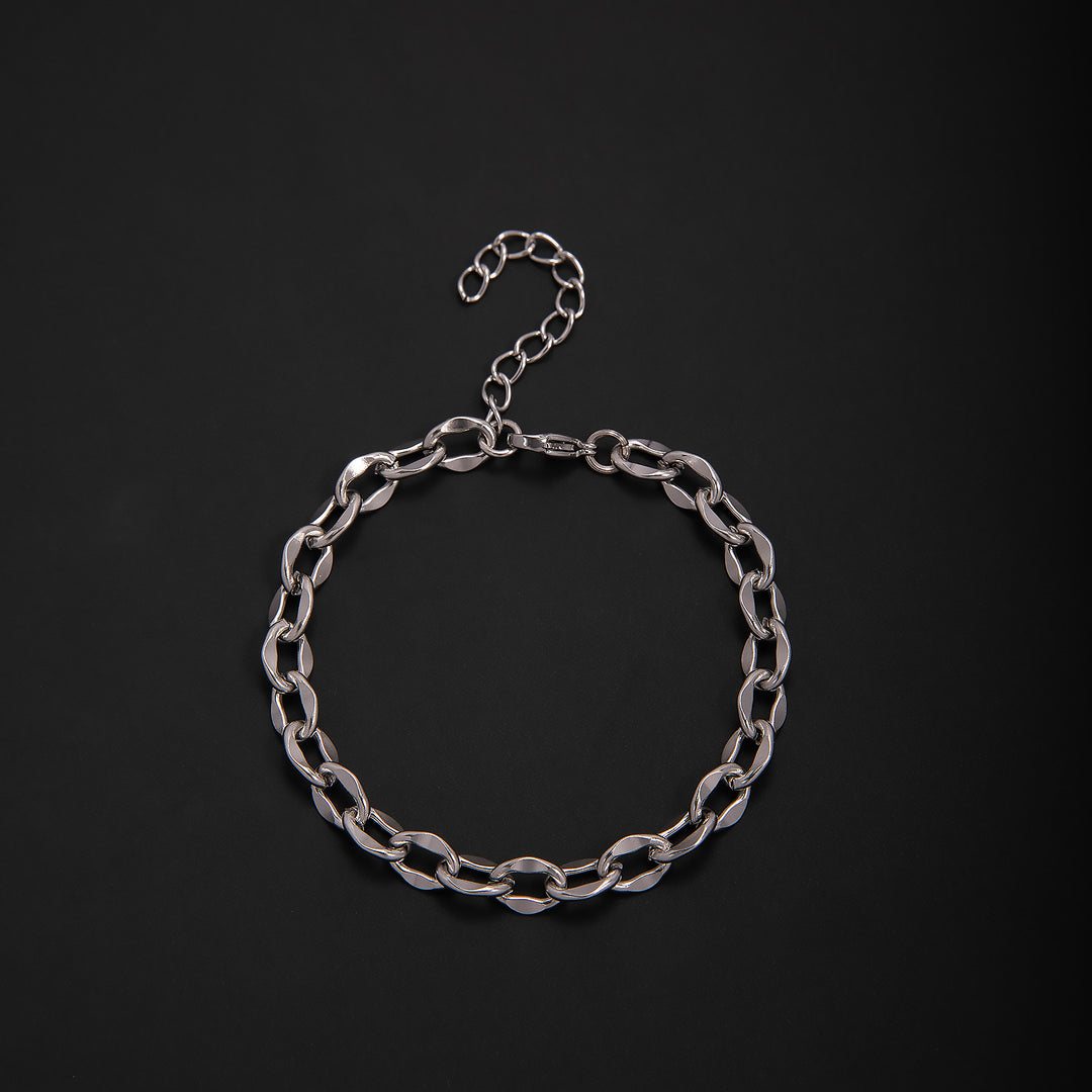 Textured Chain Link Bracelet Kalsten