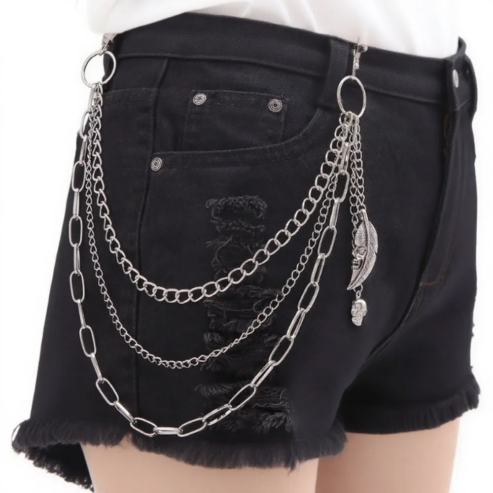 Fashionable chain pendant belt Kalsten