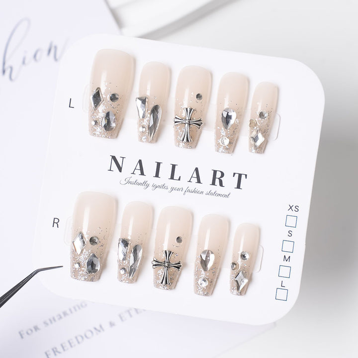 Decorative 3D Butterfly Press-On Nails Kalsten