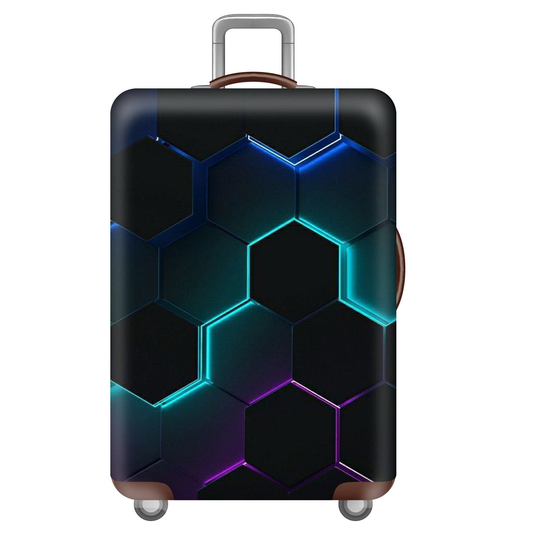 Men's hard-shell suitcase with unique skull design Kalsten