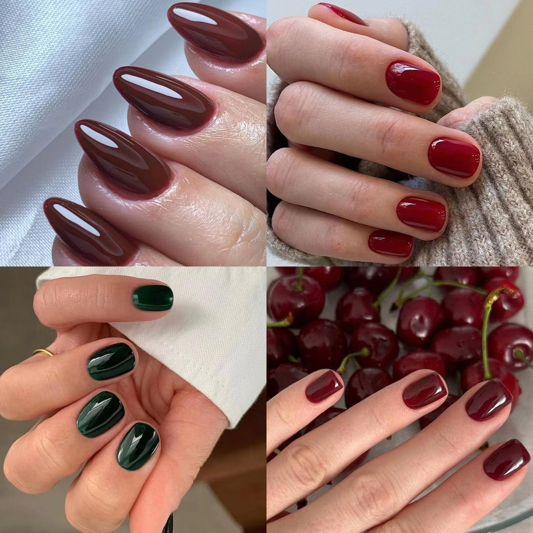Elegant Nail Art with Gloss Finish Kalsten