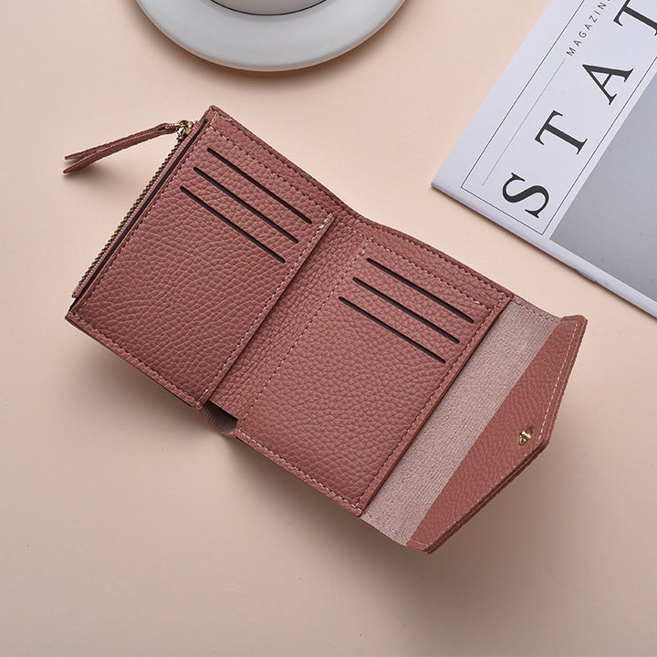Premium Textured Leather Coin Wallet Kalsten
