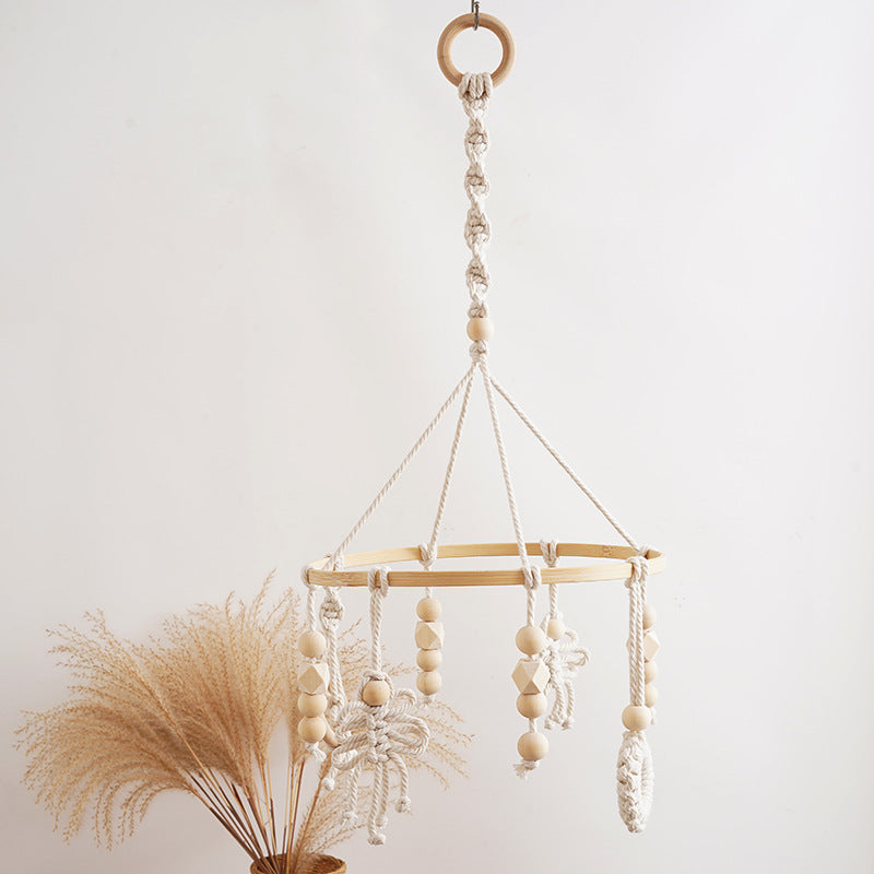 Macrame Baby Mobile with Natural Beads Kalsten
