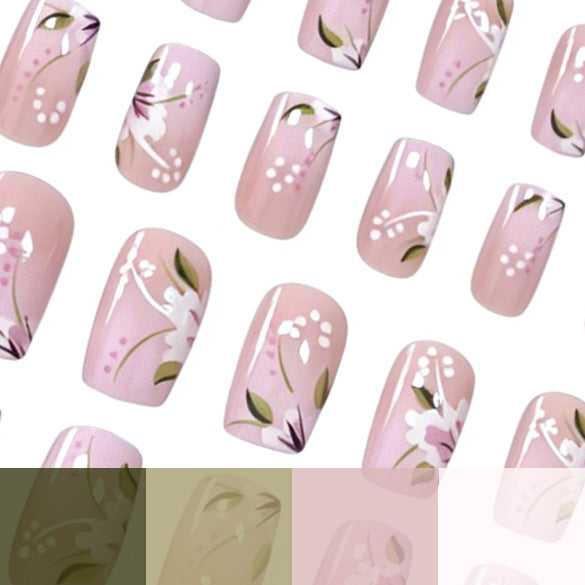 Elegant Floral Acrylic Nail Designs Kalsten