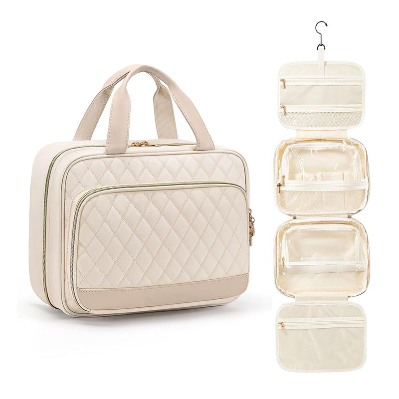 Padded Cosmetic Organizer Bag with Structured Exterior Kalsten