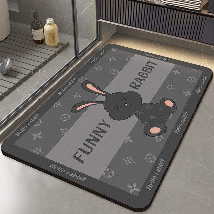 Contemporary Decorative Bath Mat Kalsten