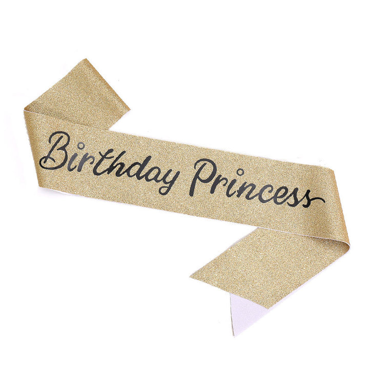 Women's Glittering Birthday Sash Kalsten
