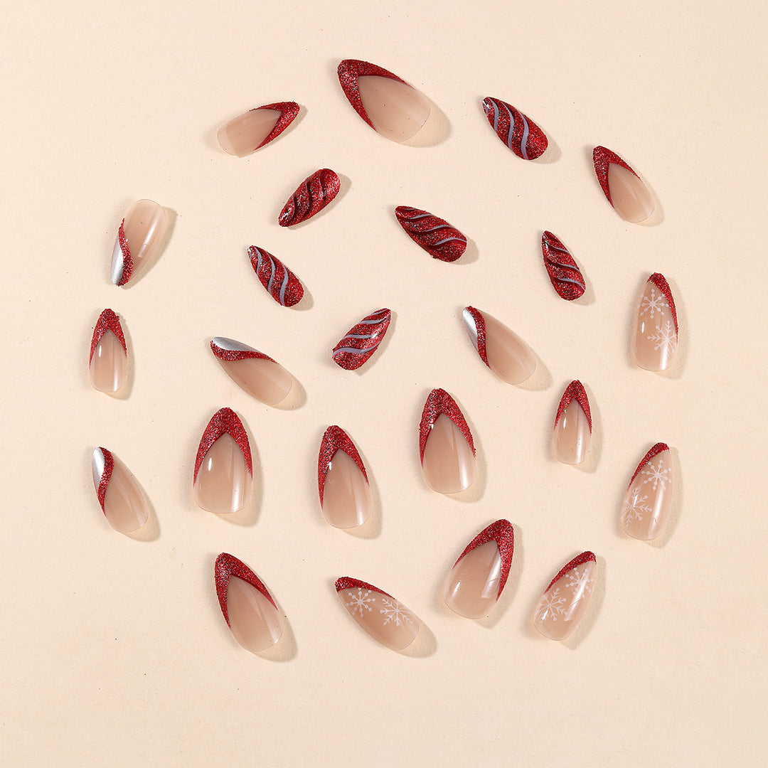 Festive Holiday Themed Nail Art Kalsten