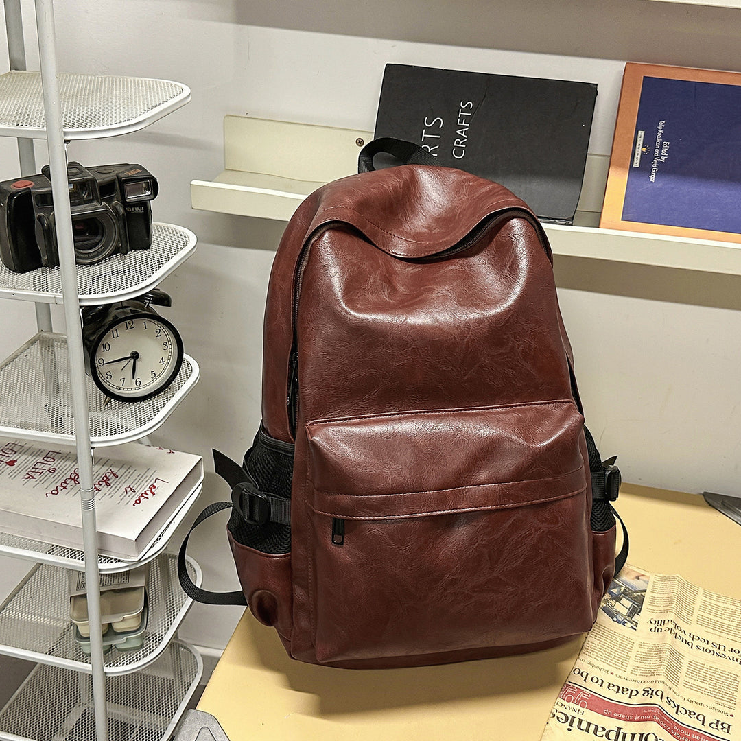 Stylish Faux Leather Backpack Kalsten