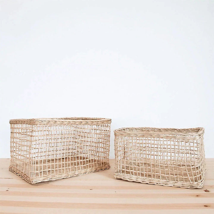 Storage basket with woven design Kalsten